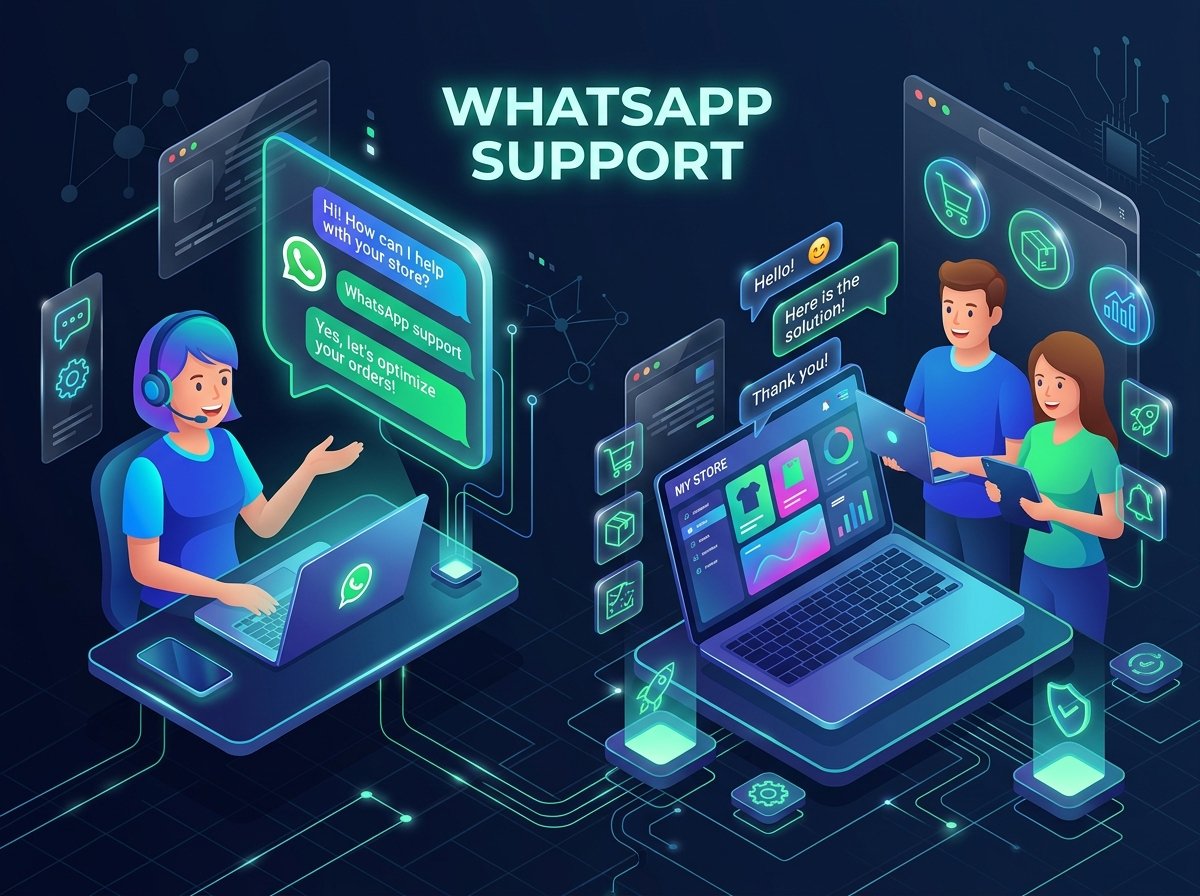 Customer Assistance & Support Illustration